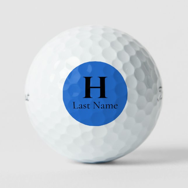Blue Circle Personalised Golf Ball (3) HAMbWG (Front)