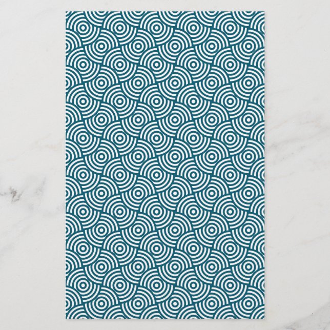 Blue Circle Soap Wrap Paper Sheet (Front)