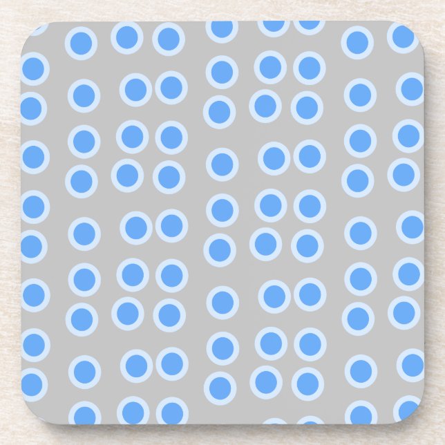 Blue circles coaster (Front)