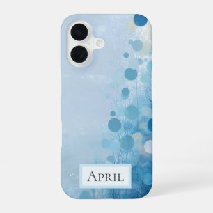 Blue Circles & Trees Case-Mate iPhone Case