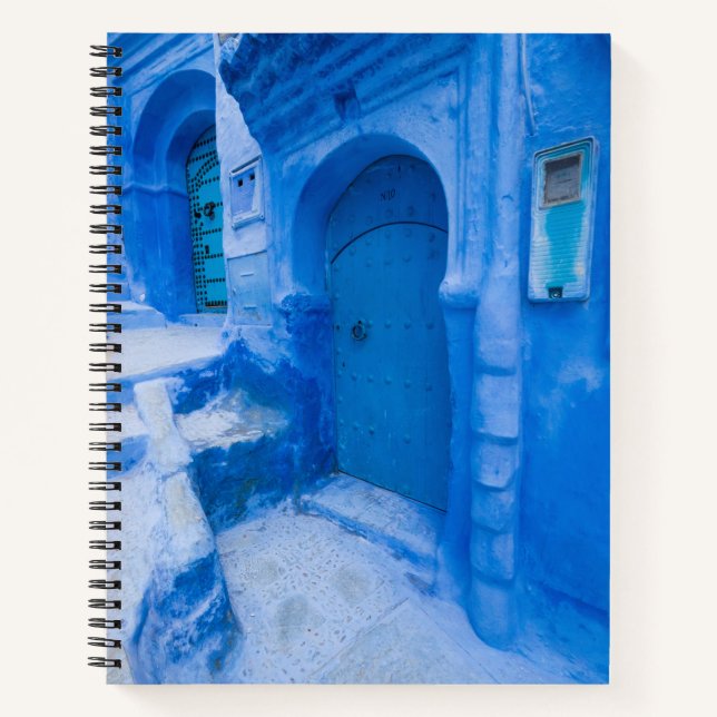 Blue City Door Notebook (Front)