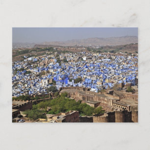 Blue City viewed from Mehrangarh Fort / Jodhpur, Postcard