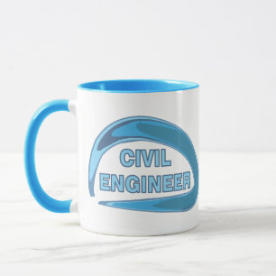 Blue Civil Engineer Mug