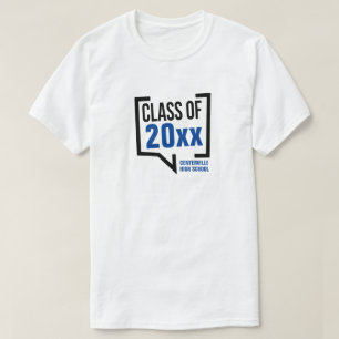 Blue Class Year Speech Bubble T-Shirt