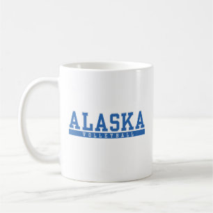 blue classic Alaska Volleyball retro soprty  Coffee Mug
