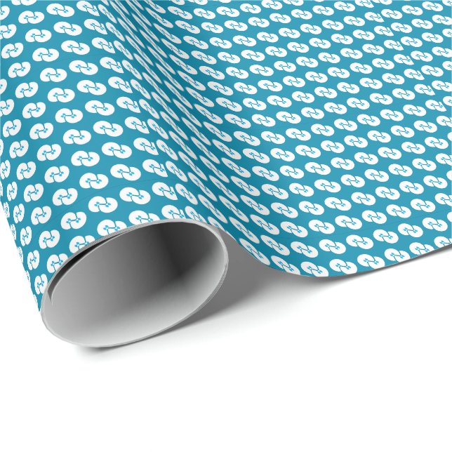 Blue classic wrapping paper for all occasions (Roll Corner)