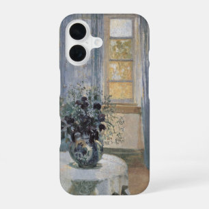 Blue Clematis in the Artist's Studio, Anna Ancher iPhone 16 Case