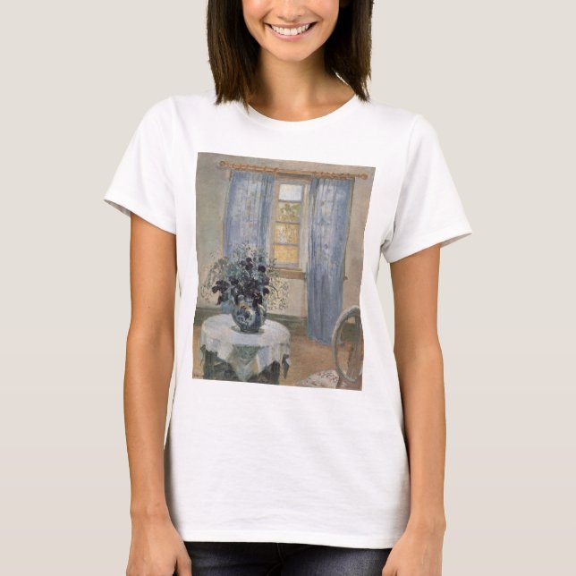 Blue Clematis in the Artist's Studio, Anna Ancher T-Shirt (Front)
