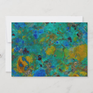 Blue Cliff Chrysocolla Card