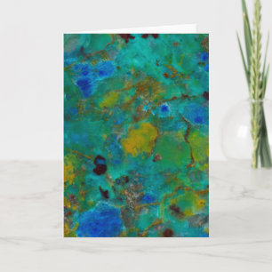 Blue Cliff Chrysocolla Card