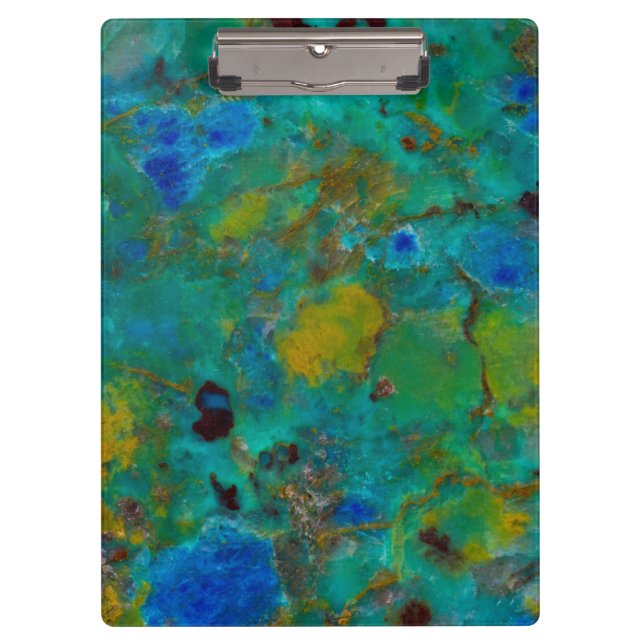 Blue Cliff Chrysocolla Clipboard (Front)