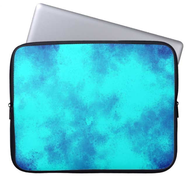 Blue Cloud Effect Electronics Bag (Front)