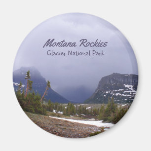 Blue Cloud over Montana Rockies Photo Magnet