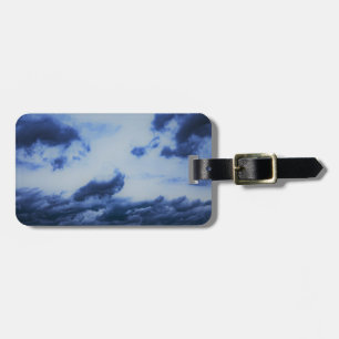 Blue Clouds Blue Sky Luggage Tag