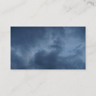 blue clouds business card