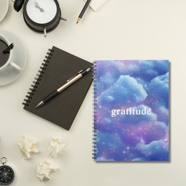 Blue Cloudy Aesthetic Gratitude Journal | Reflect  (Creator Uploaded)