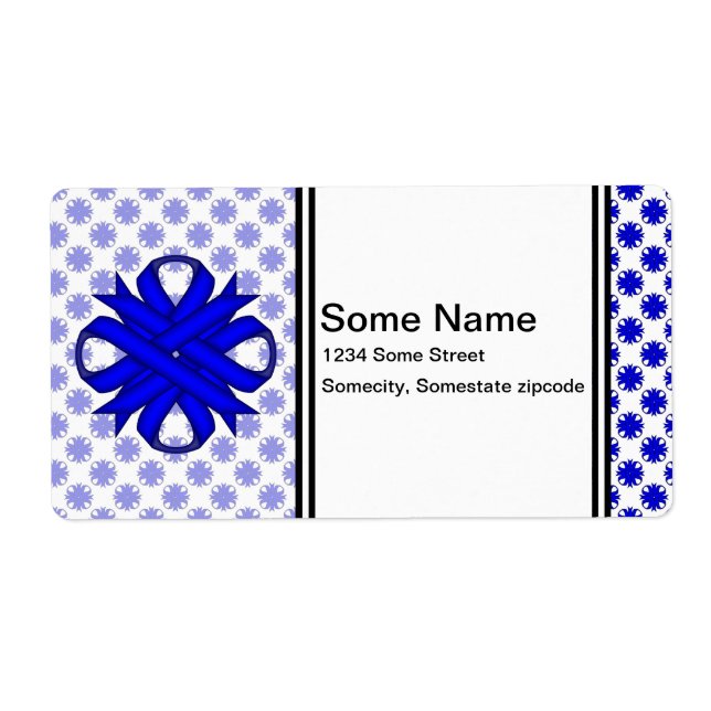 Blue Clover Ribbon by Kenneth Yoncich (Front)