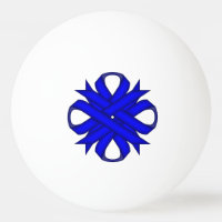 Blue Clover Ribbon by Kenneth Yoncich