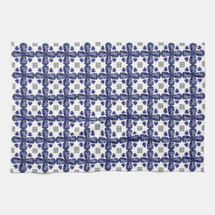 Blue Clover Tea Towel