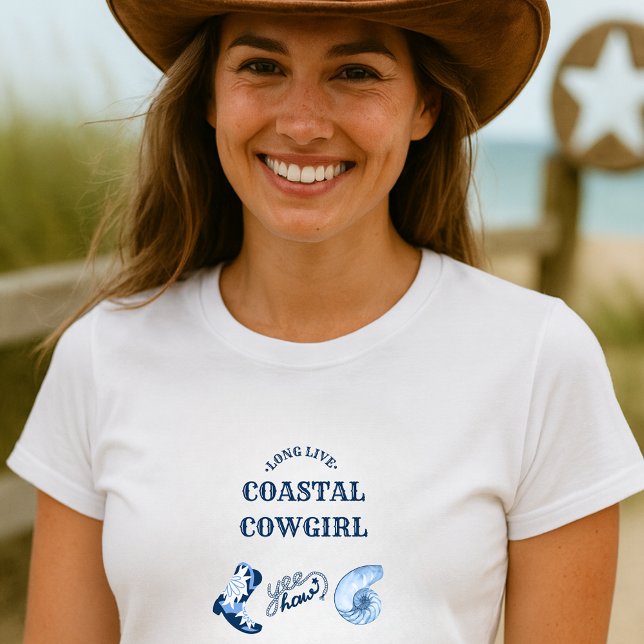 blue coastal cowgirl T-Shirt (Creator Uploaded)
