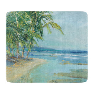 Blue Coastal Lagoon Cutting Board