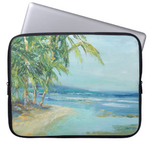 Blue Coastal Lagoon Laptop Sleeve