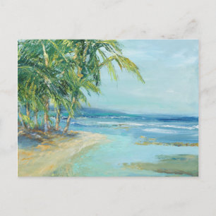 Blue Coastal Lagoon Postcard