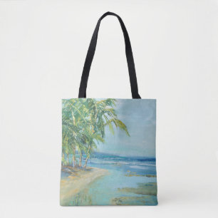 Blue Coastal Lagoon Tote Bag