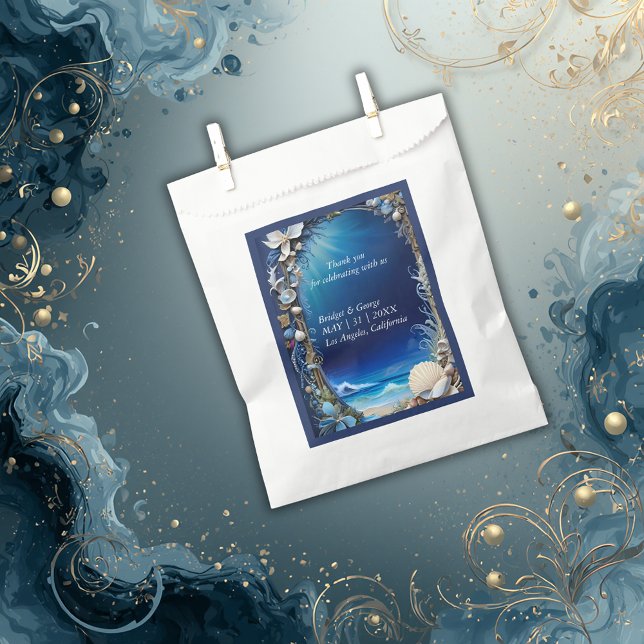 blue coastal vibe wedding favour bag (Creator Uploaded)