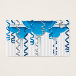 Blue cocktail and ribbon