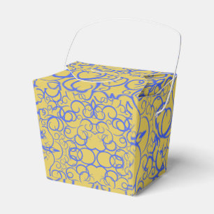 Blue Coffee Favour Box
