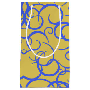Blue Coffee Small Gift Bag