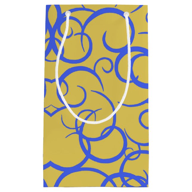 Blue Coffee Small Gift Bag (Front)