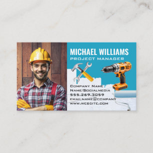 Blue Collar Handyman   Home Repair Renovation  Business Card