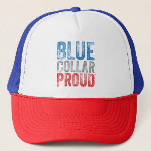 Blue Collar Proud Trucker Hat