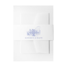 Blue Colonial House/Mansion/Manor Wedding
