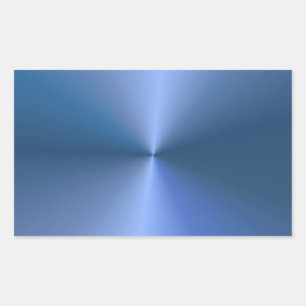 Blue Colour Custom Blank Template Trendy Elegant Rectangular Sticker