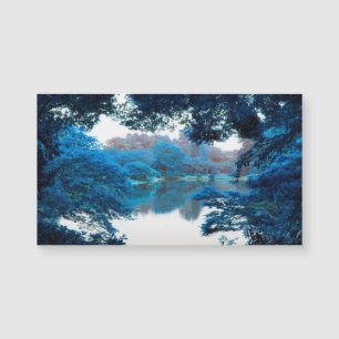 Blue colour effected cool, unique nature, lake