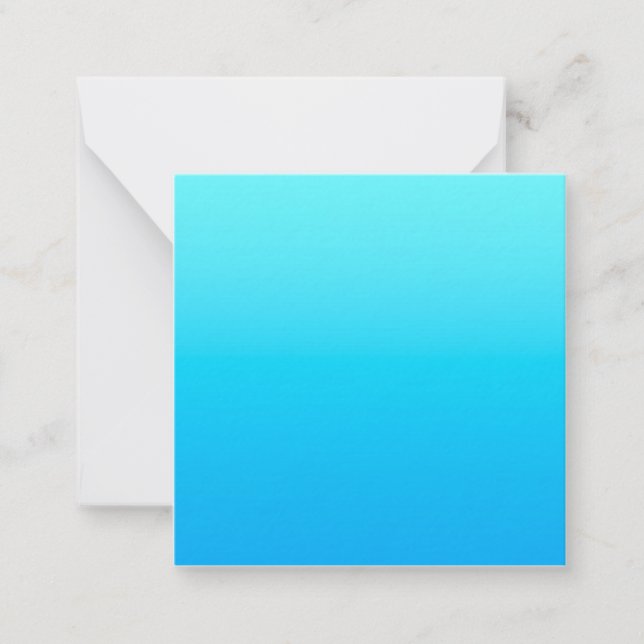 Blue colour gradient card (Front)