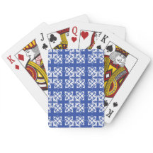 Blue colour patterned
