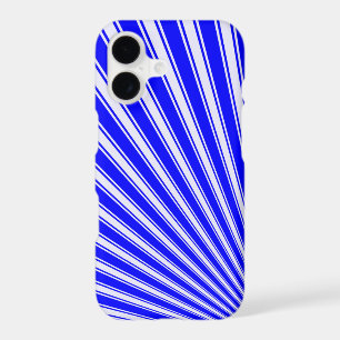 Blue Colour Stripe Funky Pattern