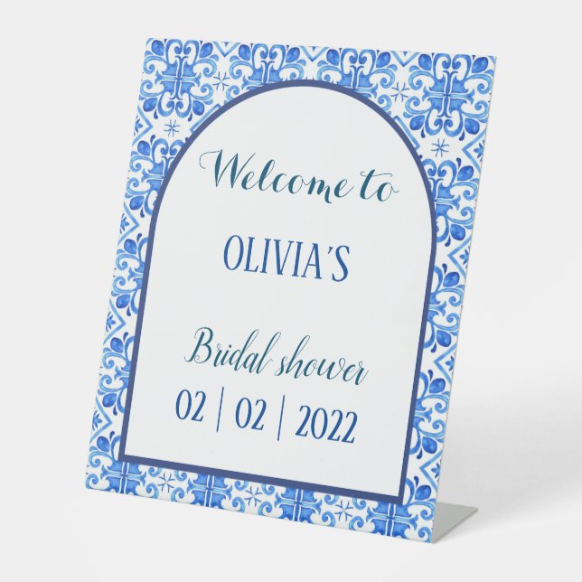 Blue colour welcome sign (Front)