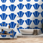 Blue Coloured Art Deco Design  Wallpaper<br><div class="desc">Wallpaper blue coloured art deco design that can be customised with any text. Should you require any help with customising then contact us through the link on this page. Blue coloured art deco design wallpaper</div>