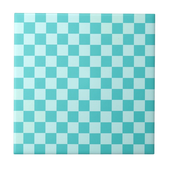 Blue Combination Classic Chequerboard by STaylor Ceramic Tile (Front)