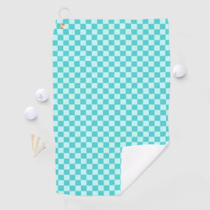 Blue Combination Classic Chequerboard by STaylor Golf Towel