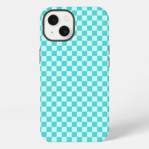 Blue Combination Classic Chequerboard by STaylor iPhone 13 Case