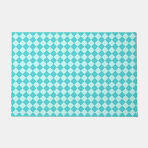 Blue Combination Diamond Pattern by Shirley Taylor Doormat