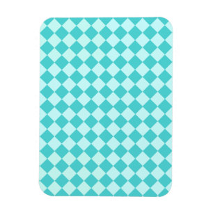 Blue Combination Diamond Pattern by Shirley Taylor Magnet