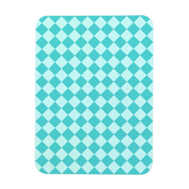 Blue Combination Diamond Pattern by Shirley Taylor Magnet (Vertical)