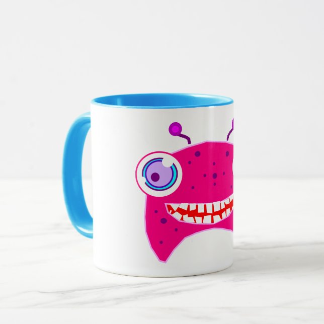 Blue Combo Scaryface Mug (Front Left)